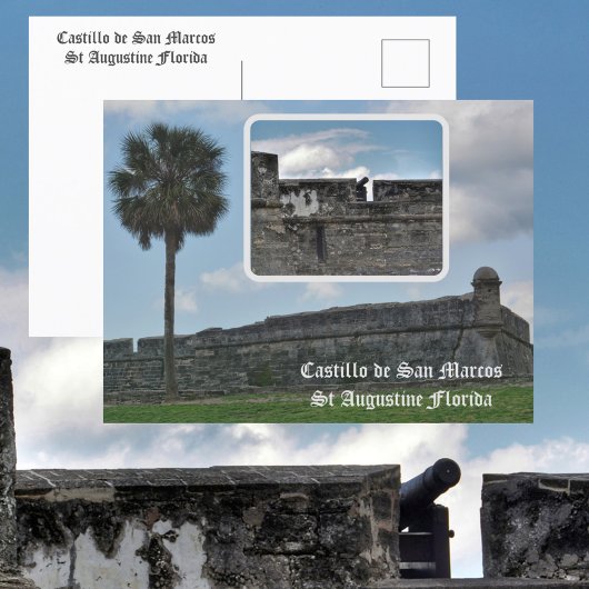Carte Postale Château de San Marco St Augustine Floride