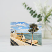 Carte Postale Château de San Marcos, St Augustine, FL (Debout devant)