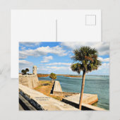 Carte Postale Château de San Marcos, St Augustine, FL (Devant / Derrière)