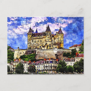 Carte Postale Château de Saumur, Vallée de la Loire, France.