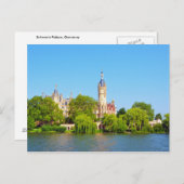 Carte Postale Château de Schwerin, Allemagne (Devant / Derrière)