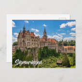 Carte Postale Château de Sigmaringen, Allemagne (Devant / Derrière)