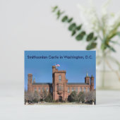 Carte Postale Château de Smithsonian à Washington, D.C. (Debout devant)