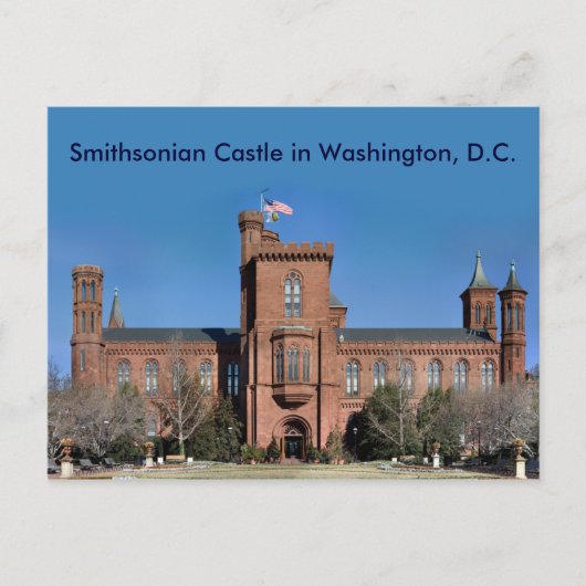 Carte Postale Château de Smithsonian à Washington, D.C. (Devant)