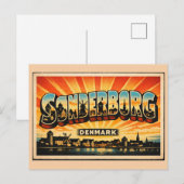 Carte Postale Château de Sønderborg Danemark (Devant / Derrière)