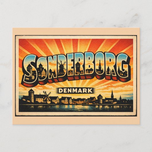 Carte Postale Château de Sønderborg Danemark (Devant)