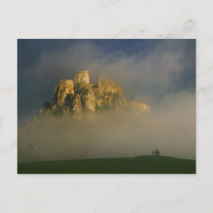 Carte Postale Château de Spiš dans la brume, Slovaquie 2