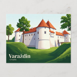 Carte Postale Château de Stari Grad Croatie