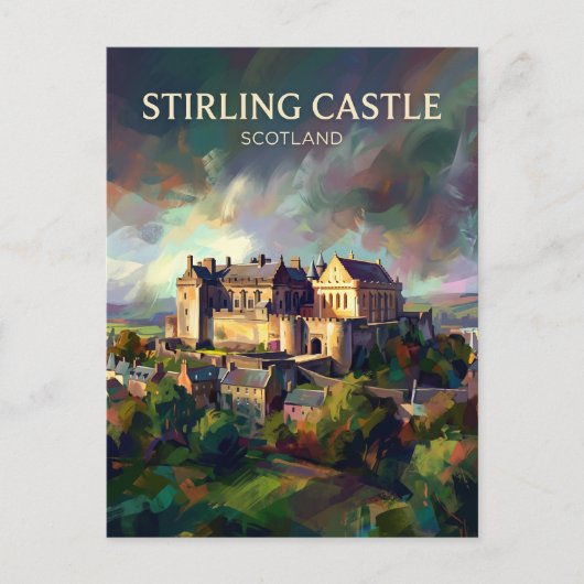 Carte Postale Château de Stirling Écosse (Devant)