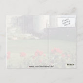 Carte Postale Château de Stirling, fleurs écossaises (Dos)