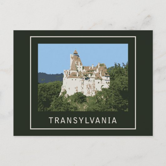 Carte Postale Château de Transylvania Bran (Devant)