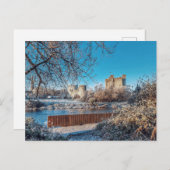 Carte Postale Château de Trim en hiver (Devant / Derrière)