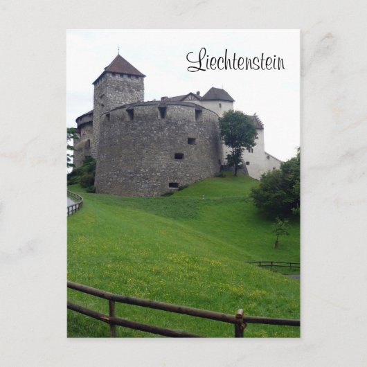 Carte Postale château de vaduz liechtenstein (Devant)