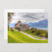 Carte Postale Château de Vaduz Liechtenstein (Devant / Derrière)