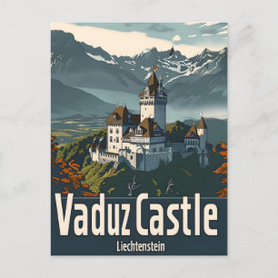 Carte Postale Château de Vaduz Liechtenstein