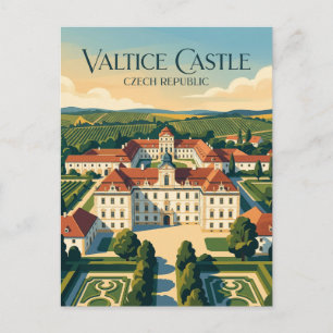 Carte Postale Château de Valtice République tchèque