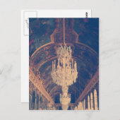 Carte Postale Château de versailles-salle des miroirs (Devant / Derrière)