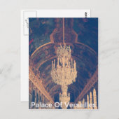 Carte Postale Château de versailles-salle des miroirs (Devant / Derrière)