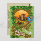 Carte Postale Château de Vintage Blarney (Devant / Derrière)