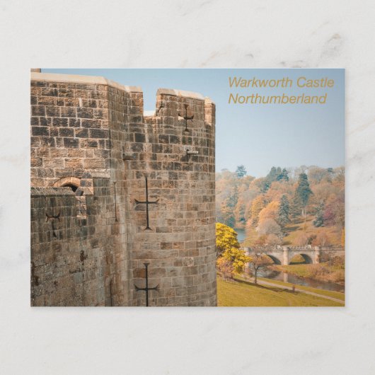 Carte Postale Château de Warkworth (Devant)