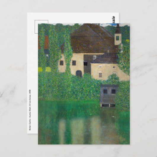 Carte Postale Château d'eau - Gustav Klimt (Devant / Derrière)