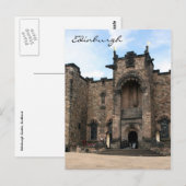 Carte Postale château d'edinburgh (Devant / Derrière)