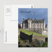 Carte Postale château d'edinburgh (Devant / Derrière)
