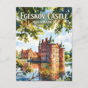 Carte Postale Château d'Egeskov Danemark