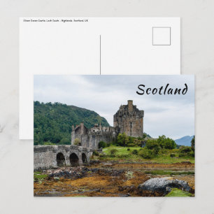 Carte Postale Château d'Eilean Donan, Loch Duich - Écosse, Royau