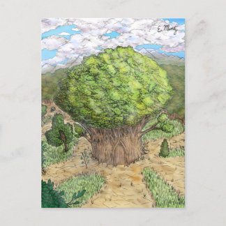 Carte Postale Château des Arbres Enchantées