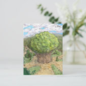 Carte Postale Château des Arbres Enchantées (Debout devant)