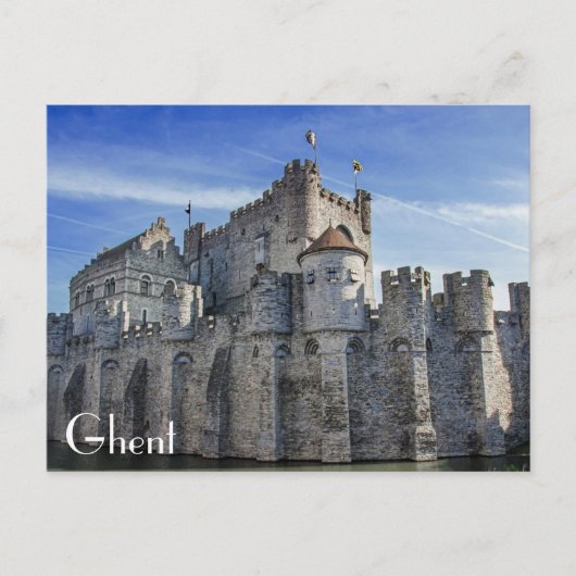 Carte Postale Château des Comtes de Gand (Devant)