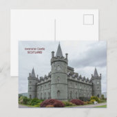 Carte Postale Château d'Inveraray Écosse (Devant / Derrière)