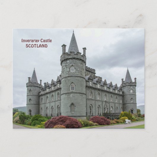 Carte Postale Château d'Inveraray Écosse (Devant)