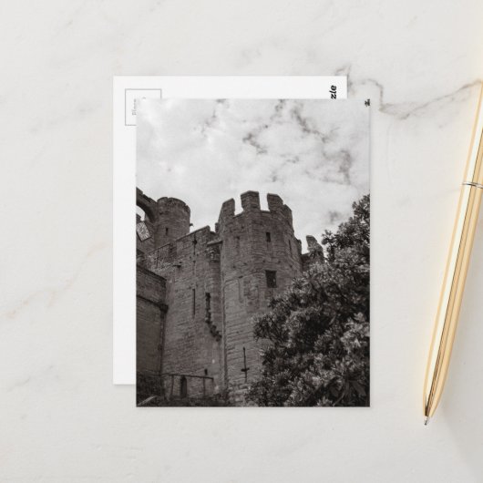 Carte Postale Château d'Old English. (Devant/Arrière en situation)
