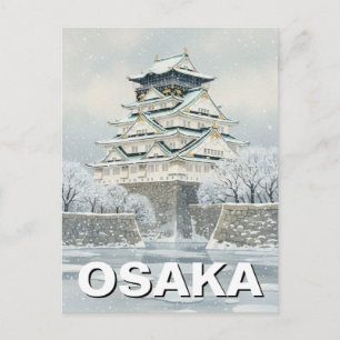 Carte Postale Château d'Osaka Japon