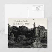 Carte Postale Château du Belvédère, Central Park NYC (Devant / Derrière)