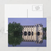 Carte Postale Château du Chenonceau, Vallée de la Loire, (Devant / Derrière)