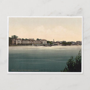 Carte Postale Château du Grand-Duc, Biebrich, le Rhin, Allemagne