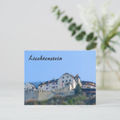 Carte Postale Château du Liechtenstein à Vaduz (Debout devant)