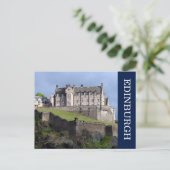 Carte Postale château edinburgh (Debout devant)