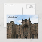 Carte Postale château edinburgh (Devant / Derrière)
