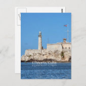 Carte Postale Château El Morro, Cuba (Devant / Derrière)