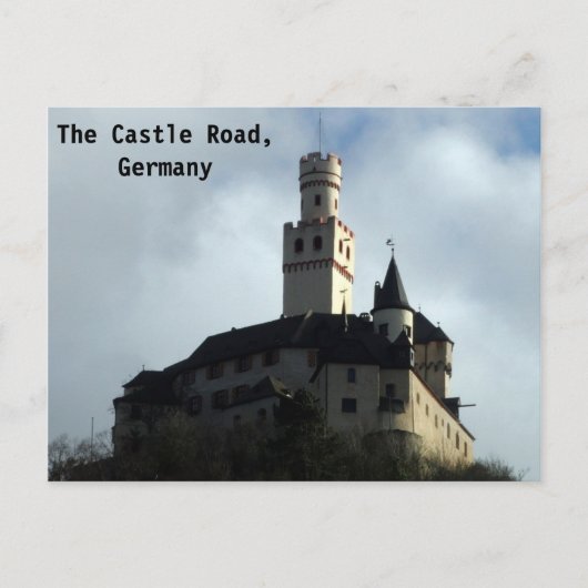 Carte Postale Château en vallée du Rhin (Devant)