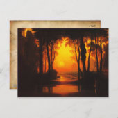 Carte Postale Château enchanté par Francis Danby (Devant / Derrière)