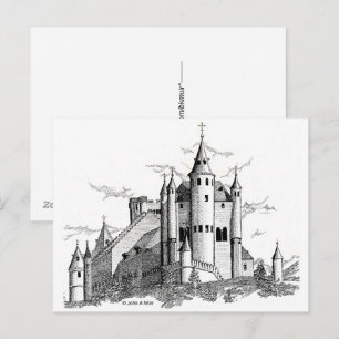 Carte postale - Château espagnol