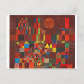 Carte Postale Château et Soleil, Paul Klee Expressionnisme Figur (Devant)