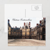 Carte Postale Château Fontainebleau, France (Devant / Derrière)