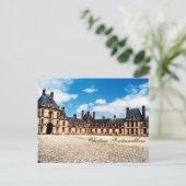 Carte Postale Château Fontainebleau, France (Debout devant)