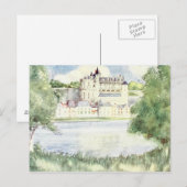 Carte Postale Château français (Devant / Derrière)